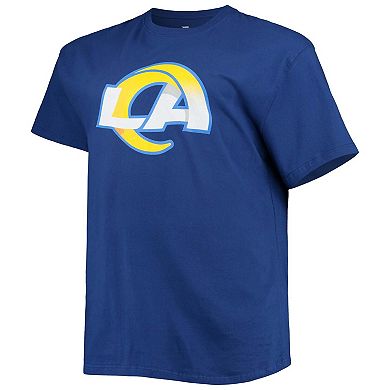 Men's Fanatics Branded Matthew Stafford Royal Los Angeles Rams Big & Tall Player Name & Number T-Shirt