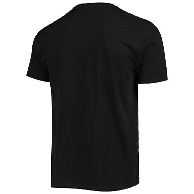 Men's Junk Food Black Los Angeles Chargers Slant T-Shirt