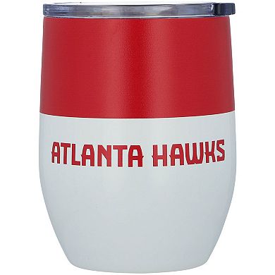 Atlanta Hawks 16oz. Colorblock Stainless Steel Curved Tumbler