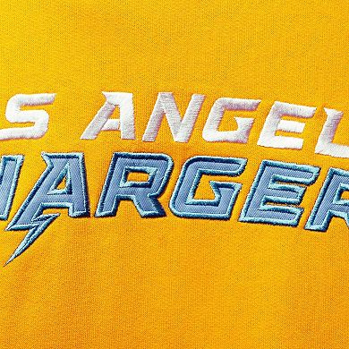 Men's Powder Blue/Gold Los Angeles Chargers Big & Tall Pullover Hoodie