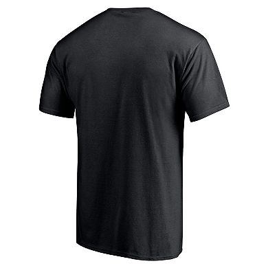 Men's Fanatics Branded Black/Heathered Charcoal Brooklyn Nets T-Shirt Combo Set