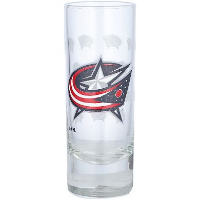 Columbus Blue Jackets 2.5oz. Satin-Etched Tall Shot Glass