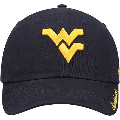Women's '47 Navy West Virginia Mountaineers Miata Clean Up Logo Adjustable Hat