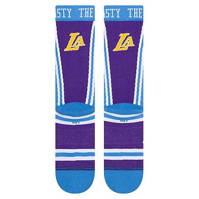 Men's Stance Light Blue Los Angeles Lakers 2021/22 City Edition Crew Socks