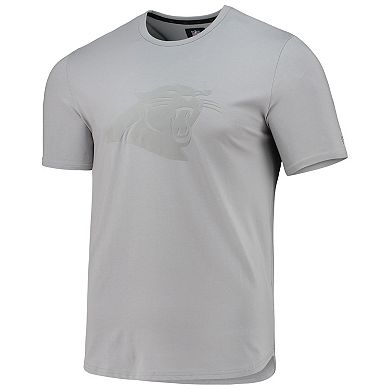 Men's 5th & Ocean by New Era Gray Carolina Panthers Stretch Tri-Blend T-Shirt