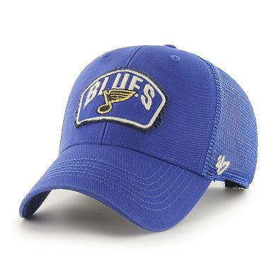 Men's '47 Royal St. Louis Blues Cledus MVP Trucker Adjustable Snapback Hat