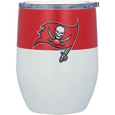 Tampa Bay Buccaneers 16oz. Colorblock Stainless Steel Curved Tumbler