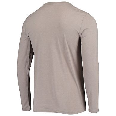 Men's Concepts Sport Black/Silver Las Vegas Raiders Meter Long Sleeve T-Shirt & Pants Sleep Set