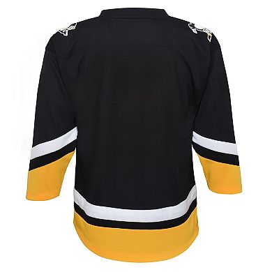 Preschool Black Pittsburgh Penguins 2021/22 Alternate Replica Jersey