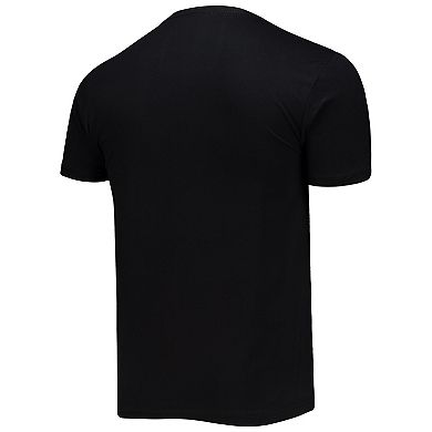 Men's Junk Food Black Carolina Panthers Bold Logo T-Shirt