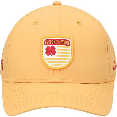 Men's Gold Iowa State Cyclones Nation Shield Snapback Hat