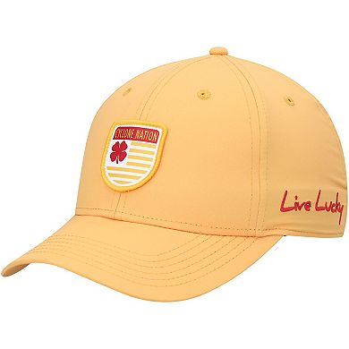 Men's Gold Iowa State Cyclones Nation Shield Snapback Hat
