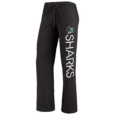 Women's Concepts Sport Teal/Black San Jose Sharks Meter Tank Top & Pants Sleep Set
