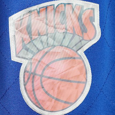 Men's Mitchell & Ness Blue New York Knicks 1991 Hardwood Classics 75th Anniversary Swingman Shorts