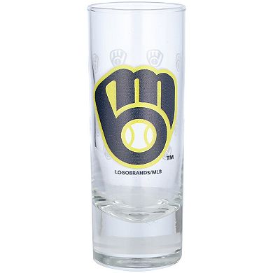 Milwaukee Brewers 2.5oz. Satin-Etched Tall Shot Glass