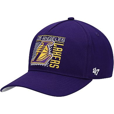 Men's '47 Purple Los Angeles Lakers Reflex Hitch Snapback Hat