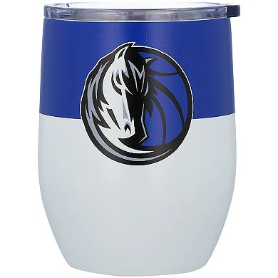 Dallas Mavericks 16oz. Colorblock Stainless Steel Curved Tumbler