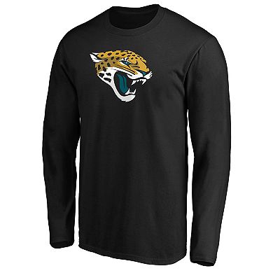 Men's Fanatics Branded Black Jacksonville Jaguars Big & Tall Primary Team Logo Long Sleeve T-Shirt