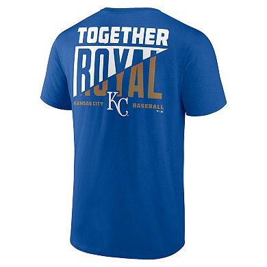 Men's Fanatics Branded Royal Kansas City Royals Hometown Collection Together T-Shirt