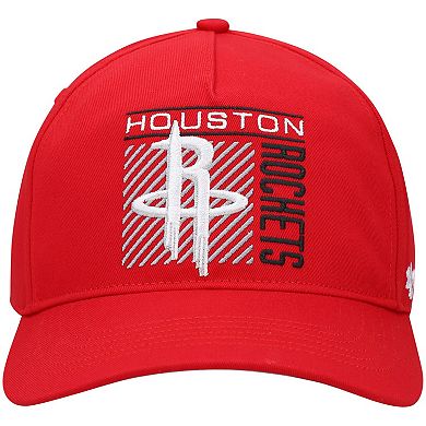Men's '47 Red Houston Rockets Reflex Hitch Snapback Hat