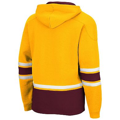 Men's Colosseum Gold Arizona State Sun Devils Lace Up 3.0 Pullover Hoodie