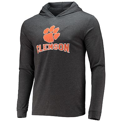 Men's Concepts Sport Orange/Charcoal Clemson Tigers Meter Long Sleeve Hoodie T-Shirt & Jogger Pants Set