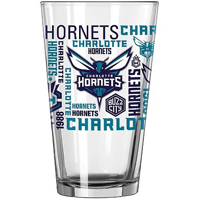 Charlotte Hornets 16oz. Team Spirit Pint Glass