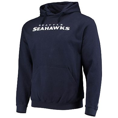 Men's New Era College Navy Seattle Seahawks Local Pack Pullover Hoodie