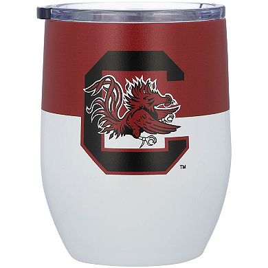 South Carolina Gamecocks 16oz. Colorblock Stainless Steel Curved Tumbler
