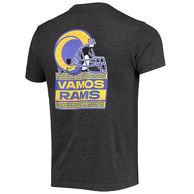 Men's Starter Black Los Angeles Rams Vamos T-Shirt