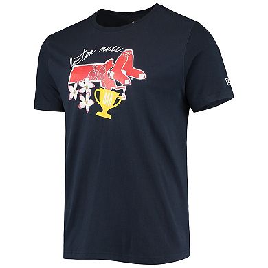 Men's New Era Navy Boston Red Sox City Cluster T-Shirt