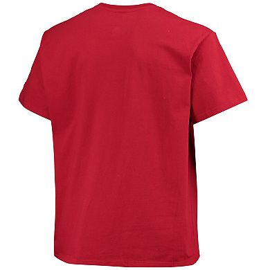 Men's Champion Cardinal USC Trojans Big & Tall Arch Over Wordmark T-Shirt