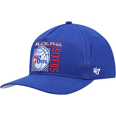 Men's '47 Royal Philadelphia 76ers Reflex Hitch Snapback Hat