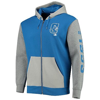 Men's Mitchell & Ness Royal Indianapolis Colts Team Full-Zip Hoodie Jacket
