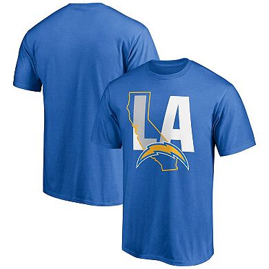 Men's Fanatics Branded Powder Blue Los Angeles Chargers Hometown Collection 1st Down T-Shirt