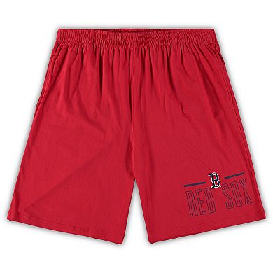 Men's Concepts Sport Navy/Red Boston Red Sox Big & Tall T-Shirt & Shorts Sleep Set