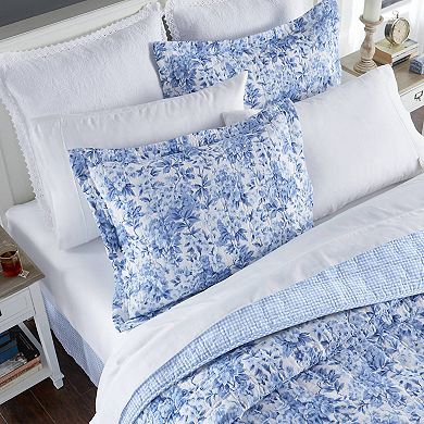 Laura Ashley Brighton Floral Quilt Set