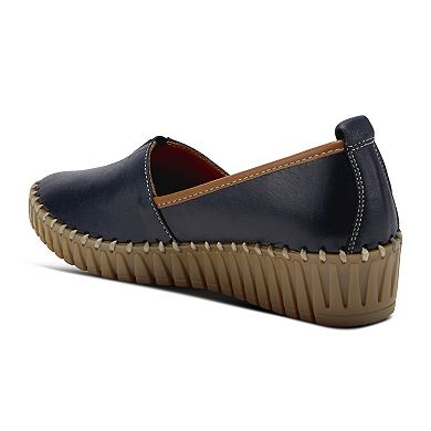 Spring Step Tispea Women's Leather Slip-On Shoes
