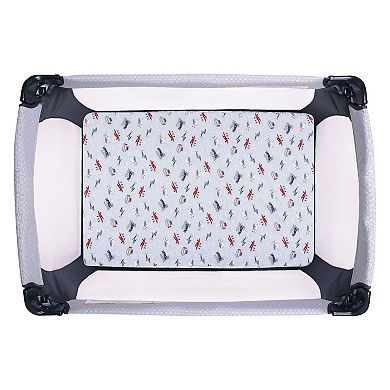 Trend Lab Sky Traveler 2-Pack Flannel Playard Sheets