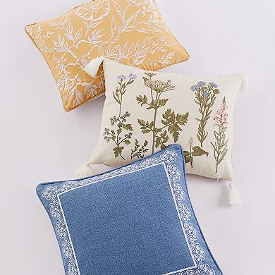 Levtex Home Apolonia Floral Embroidered Pillow