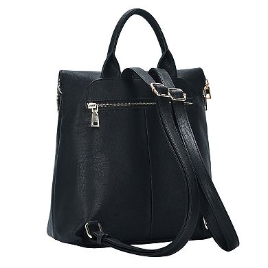 Miztique Vegan Leather Backpack with Tassel 