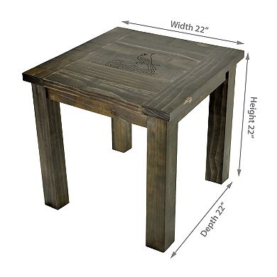 St. Louis Cardinals Reclaimed Side Table