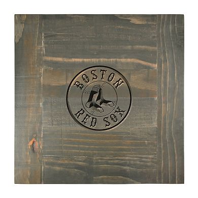 Boston Red Sox Reclaimed Side Table
