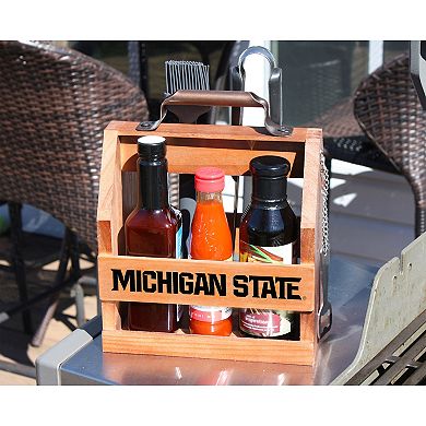 Michigan State Spartans BBQ Caddy