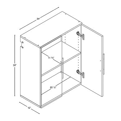 Prepac HangUps 24-in. Upper Storage Cabinet