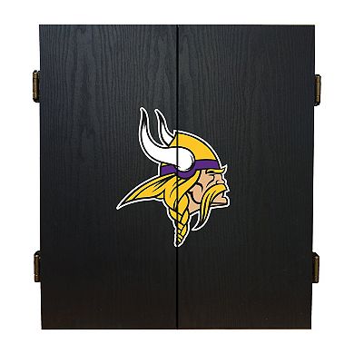 Minnesota Vikings Fan’s Choice Dartboard Set