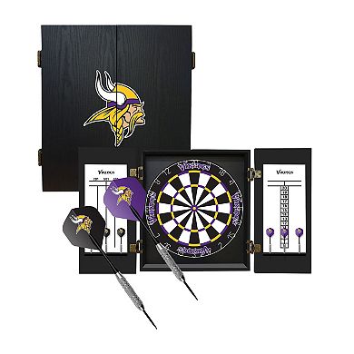 Minnesota Vikings Fan’s Choice Dartboard Set