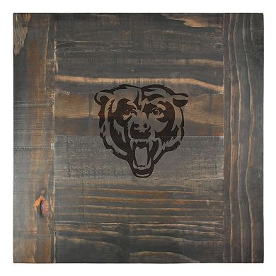 Chicago Bears Reclaimed Side Table