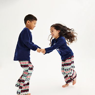 Toddler Jammies For Your Families® Christmas Morning Fairisle Top & Bottoms Pajama Set