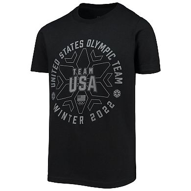 Youth Black Team USA Each Athlete Is Unique T-Shirt